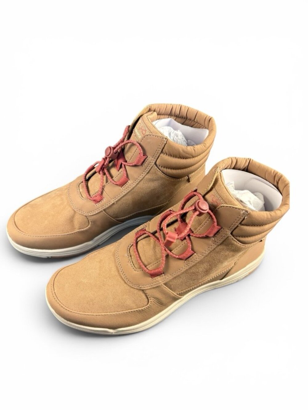 Ryka Amanda Women’s US 10W Wide Tan Mid Top Hiking Boots Comfort New Without Box